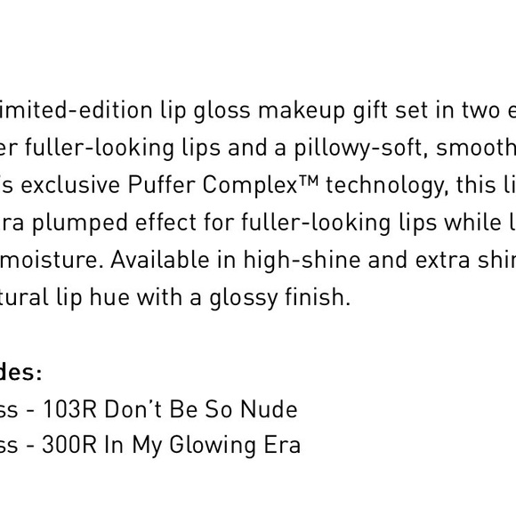 Valentino Lip Gloss Set - Vibrant Pink and Coral - Picture 2 of 3